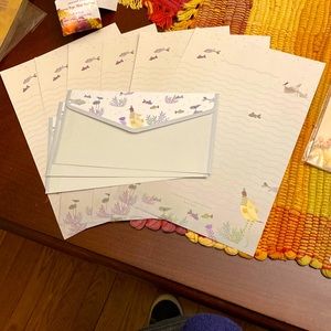 Beautiful stationary to personalize your messages.  Please take advantage